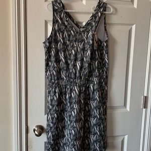 Kavu Ensenada Ink leaf dress
